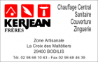Kerjean frères partenaire du football Club Bodilis Plougar