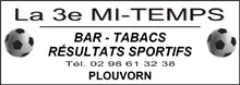 Bar La 3e mi-temps Plouvorn partenaire du football Club Bodilis Plougar