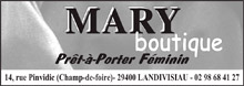 Prêt-à-porter Mary boutique partenaire du football Club Bodilis Plougar