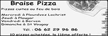 Braise Pizza partenaire du football Club Bodilis Plougar